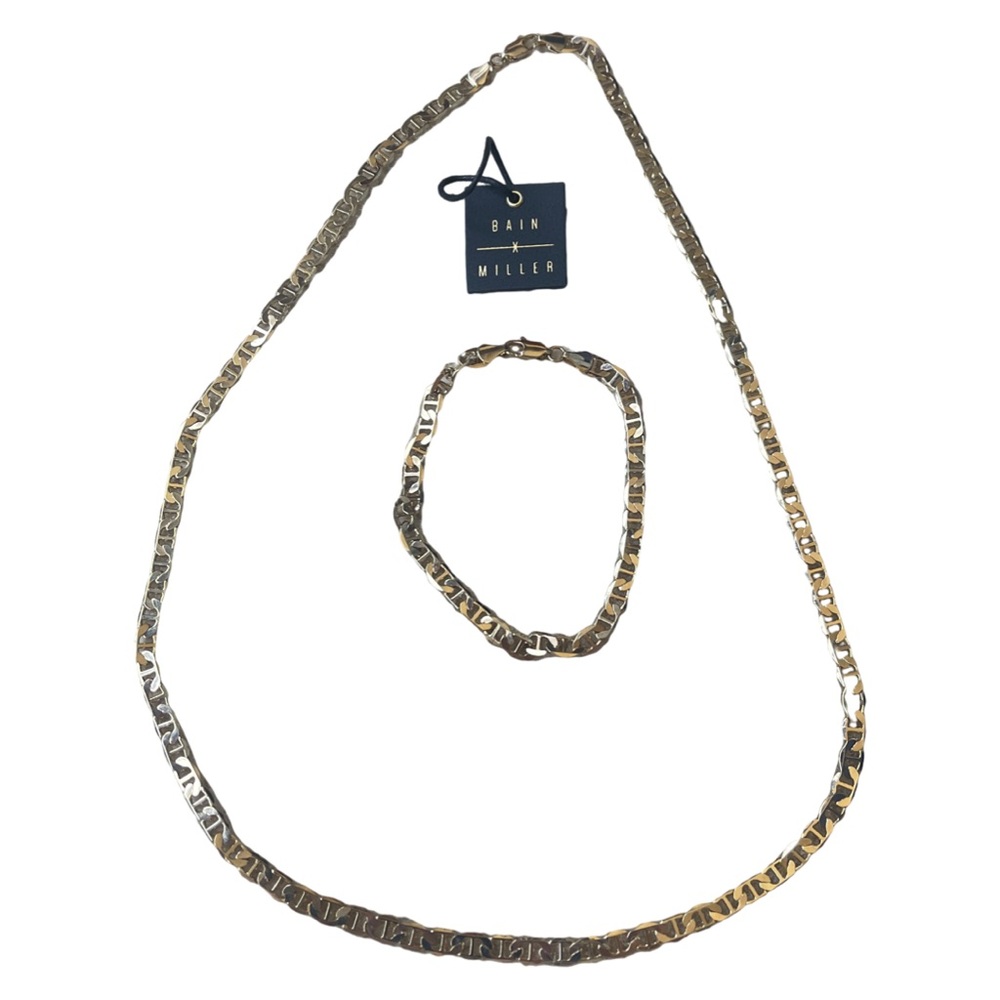 Bain Miller - Men’s Necklace & Bracelet Set NWT!!